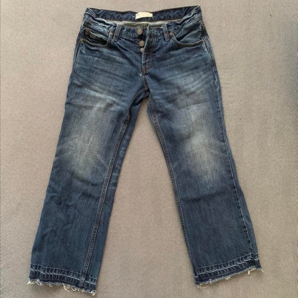 Free People Low-Rise Jeans Cropped